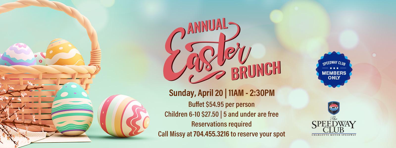 Annual Easter Brunch