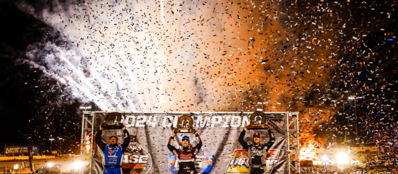 Brandon Sheppard (World of Outlaws CASE Construction Equipment Late Models), David Gravel (World of Outlaws NOS Energy Drink Sprint Cars) and Mat Williamson (Super DIRTcar Series) were all crowned season champions following the 2024 World of Outlaws World Finals.